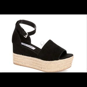 Steve Madden black Espadrilles sz10